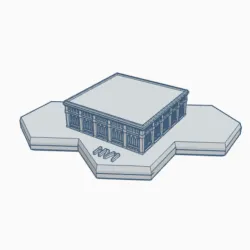 Gothic Building HMSG116 Hex Map Scale