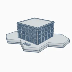 Gothic Building HMSG118 Hex Map Scale