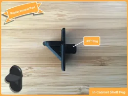 In-Cabinet Shelf Peg