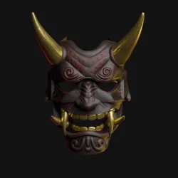 Japanese Oni Mask