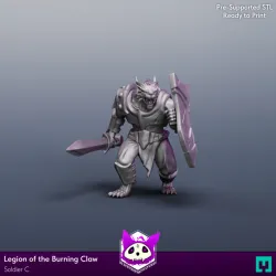 Legion of the Burning Claw | Soldier C