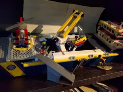 Lego ship display mount