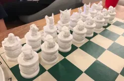 Low Poly Pokemon Chess Set