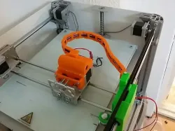 Low profile cable chain for lazy people - uppdated for sharper bend radius