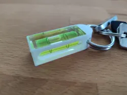 Mini Bubble Spirit Level keychain