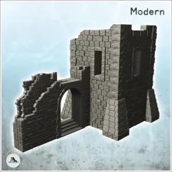 Modern urban ruins pack No. 2 - World War Two Second WWII Western campaign WW3 Ruins Eastern WWIII Apocalypse Zombie
