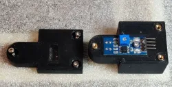 Mount for an IR sensor TRCT5000 on an eHz meter from EMH