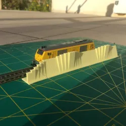 N - Mur anti-bruit SNCF de Châtillon