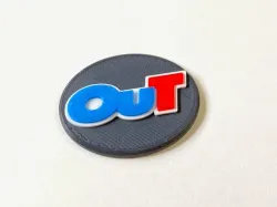 OuT 4 Color Button