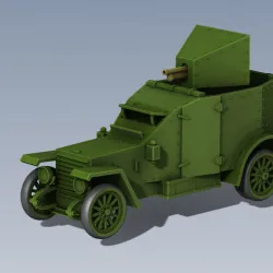 Peugeot armoured car 1914 (WW1, France)