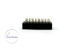 RESERVED TABLE SIGN 100% CUSTOMIZABLE WITH DIFFERENT TEXTS