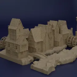 River Village - Tabletop Terrain - 28 MM