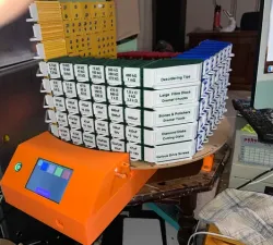 Rotating Carousel for Parts Containers