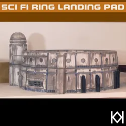 Sci Fi Ring Modular Landing Pad