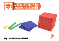 Set Mathématiques - Base 10 - Kit de manipulation