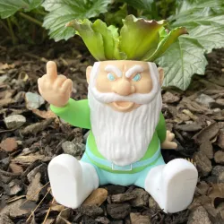 SET OF GARDEN GNOMES (RUDE AND NICE) - EASY PRINT - COLOR PRINT