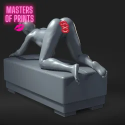 sexy pose - NSFW - EROTIC MINIATURE 75 MM SCALE
