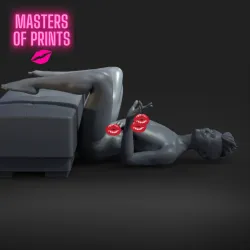 sexy pose - NSFW - EROTIC MINIATURE 75 MM SCALE