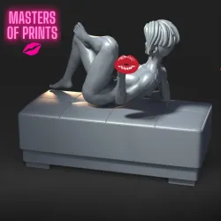 sexy pose - NSFW - EROTIC MINIATURE 75 MM SCALE
