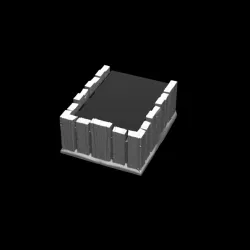 T3CH05 Fence Card Deck Holder :: Possibly Cool Dice Tower 3