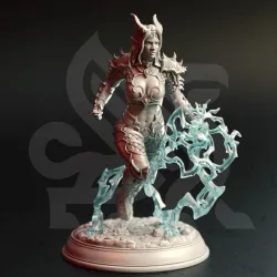 Tiefling Draconic Bloodline Sorcerer - Aurestia