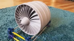 Turbin for rc airplanes
