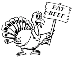 Turkey stencil 3