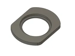 VW Beetle Metal Dash Conversion Latch Escutcheon for Glove box Door