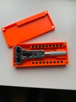 Watch opening tool case