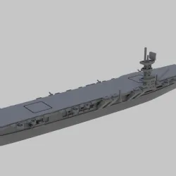 WW2 United States Navy Independence Class Aircraft Carrier