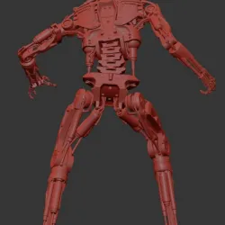 XTerminators T-800 Endoskeleton T1 V4 High Detal