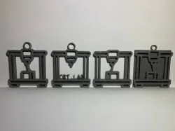 3D-printer keychain