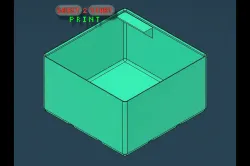 3x3x10 Bin | Lable | Gridfinity | Deskorganizer | Tool | select2stertPrint