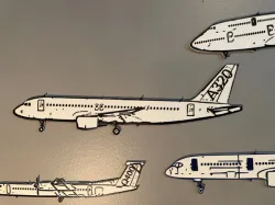 Airbus 320 wall art