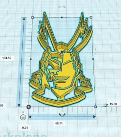 All Might Cookie Cutter #1