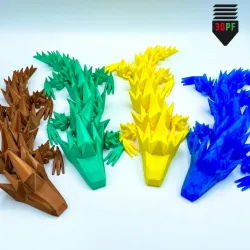 Articulating Spiky Lizard