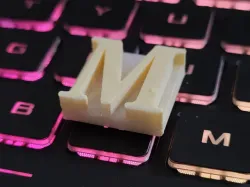 Big M letter.