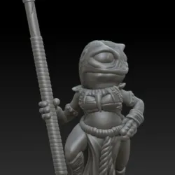 Bullywug Female Warrior
