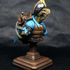 Bust of Peg Leg Pete