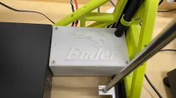 Cable management box in the frame for Ender 5 Plus