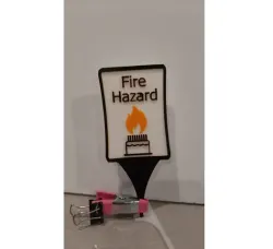 Cake Topper: Fire Hazard