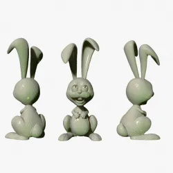 Cartoon rabbit toy