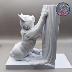Cat Bookend, Shelf Decor