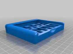Catan Player Tray with Built in Support for overhang