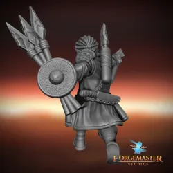 Crimson Targe Spear Pose 02