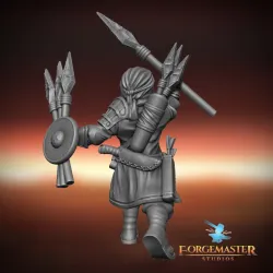 Crimson Targe Spear Pose 03