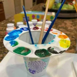 CUP PAINT PALETTE -- EASY PRINT
