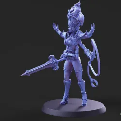 Dark Legion Pain Demon Pose 3 + Pinups