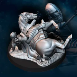 Death West Human on Horse | West Humans | Fantasy