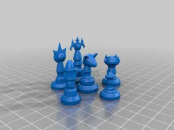 Demon's Crest Chess Set